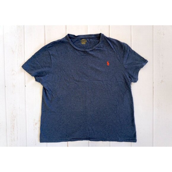Polo Ralph Lauren Men’s Blue Custom Slim Fit Shirt - Size L - Picture 1 of 5